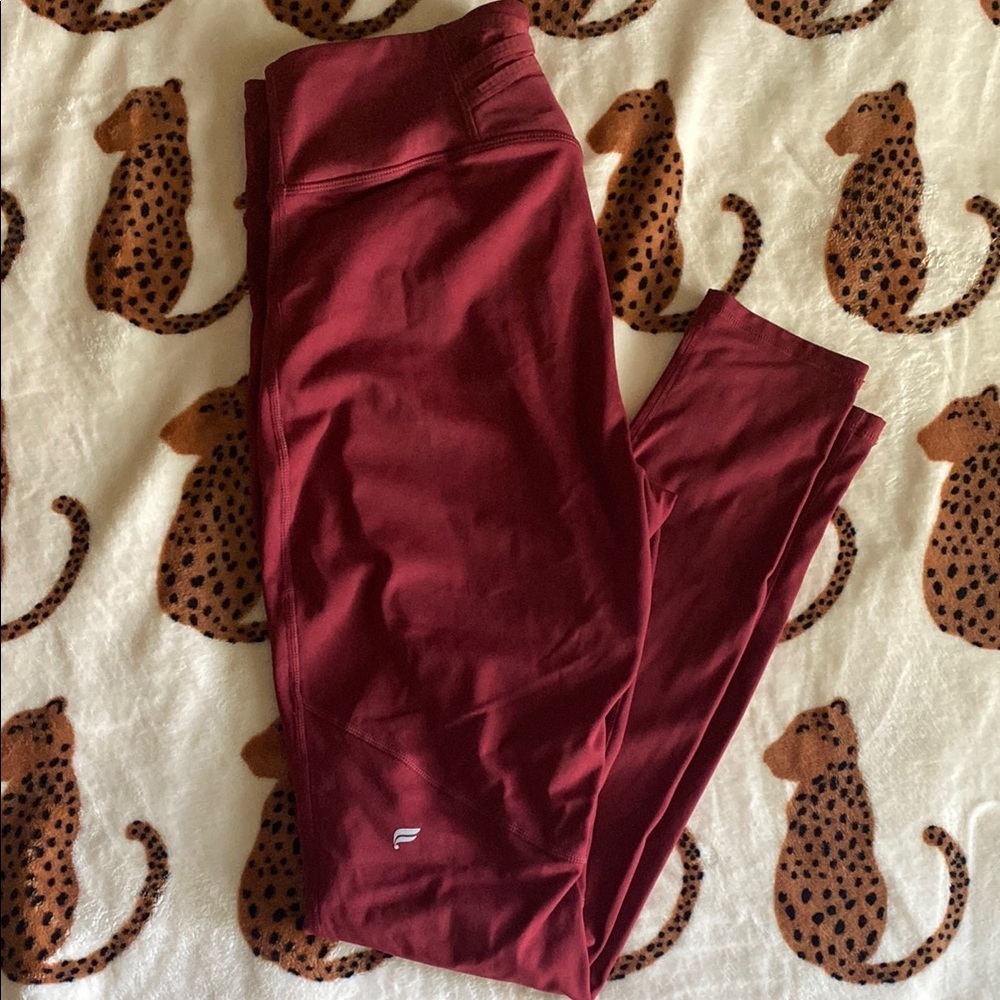Fabletics Maroon Leggings